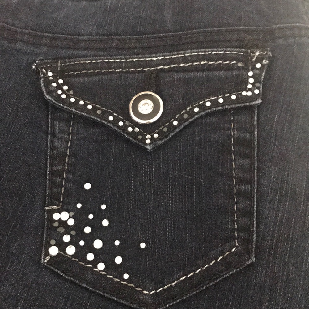 Size M Dark Wash Jeggings - Picture 2 of 5